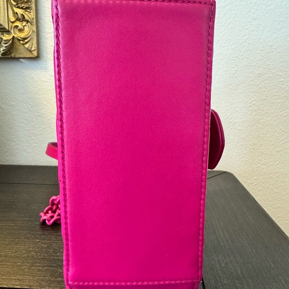 Gucci hot pink leather, GG Mormont with handle mini. - Picture 9 of 10